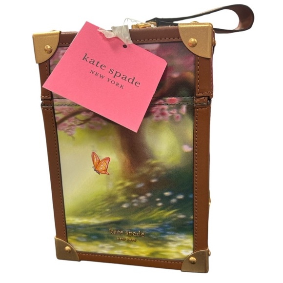 KATE SPADE x DISNEY NWT Bambi 3D Leather Small Trunk Clutch Purse - Picture 11 of 14